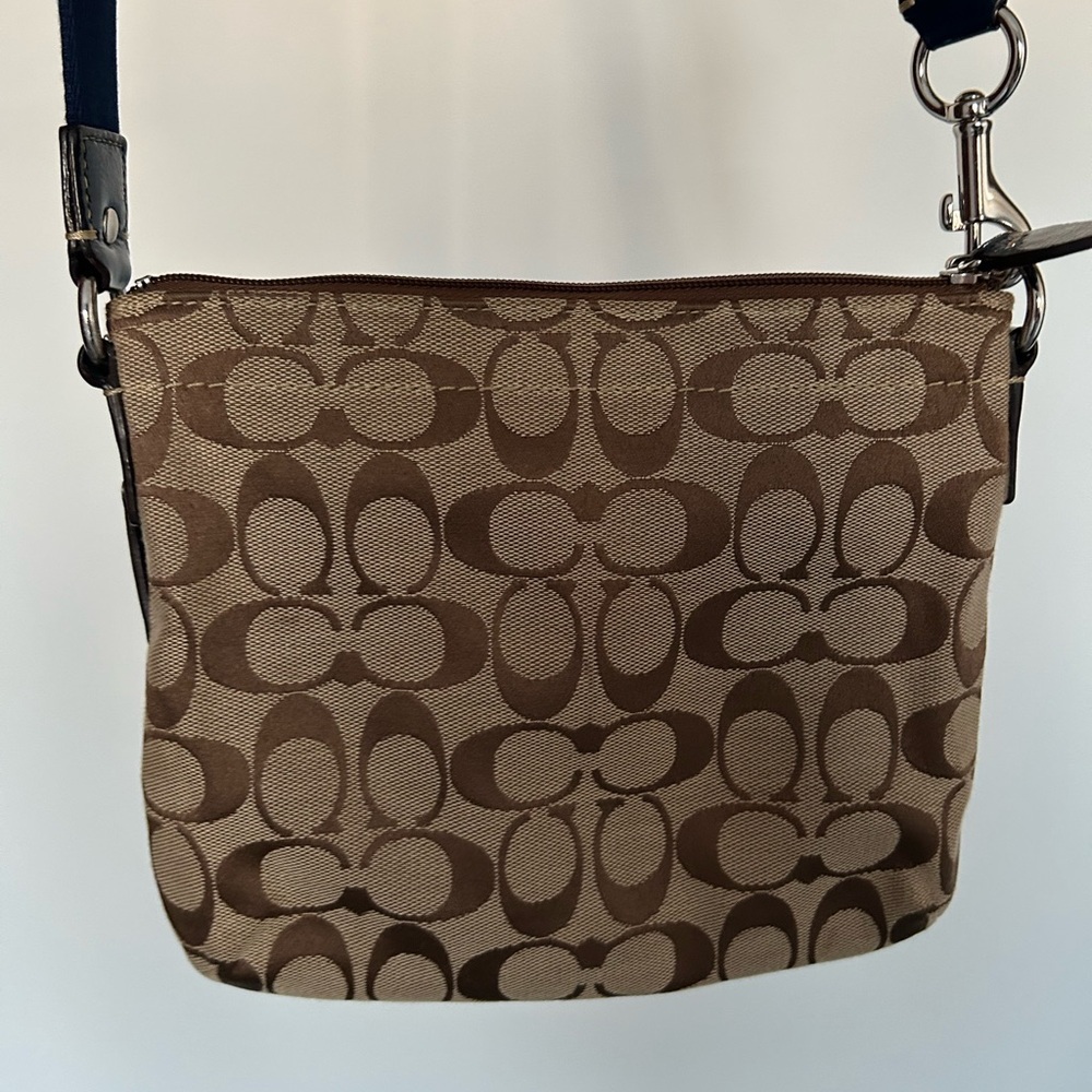 Coach Brown and Black Crossbody Bag - Picture 3 of 5